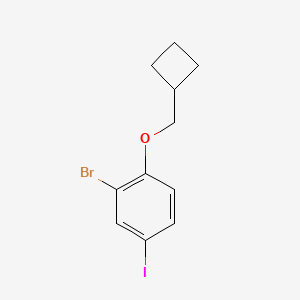 2-Bromo-1-(cyclobutylmethoxy)-4-iodobenzene