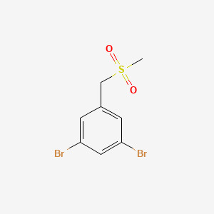 1,3-Dibromo-5-(methylsulfonylmethyl)benzene