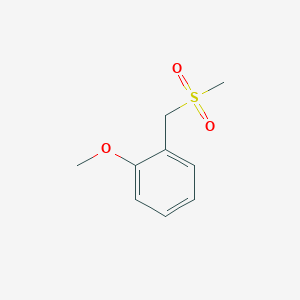 molecular formula C9H12O3S B8247371 1-Methoxy-2-((methylsulfonyl)methyl)benzene 