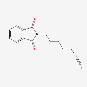 molecular formula C15H15NO2 B8247599 2-Hept-6-ynylisoindole-1,3-dione 