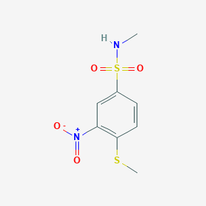 N-methyl-4-(methylthio)-3-nitrobenzenesulfonamide