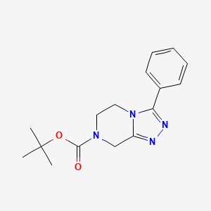 tert-butyl 3-phenyl-6,8-dihydro-5H-[1,2,4]triazolo[4,3-a]pyrazine-7-carboxylate