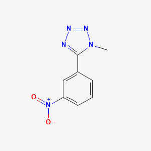 molecular formula C8H7N5O2 B8247740 1-methyl-5-(3-nitrophenyl)-1H-Tetrazole CAS No. 69746-32-3