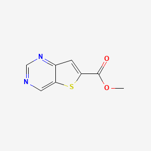 molecular formula C8H6N2O2S B8247767 Methyl thieno[3,2-d]pyrimidine-6-carboxylate 