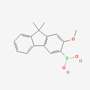 (2-Methoxy-9,9-dimethyl-9H-fluoren-3-yl)boronic acid