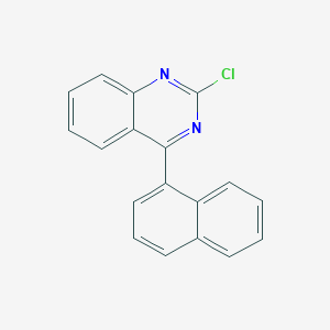 molecular formula C18H11ClN2 B8247859 2-Chloro-4-(naphthalen-1-yl)quinazoline 