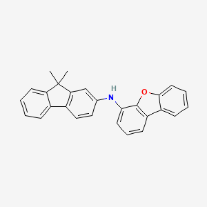 molecular formula C27H21NO B8247873 N-(9,9-Dimethyl-9H-fluoren-2-yl)dibenzo[b,d]furan-4-amine 