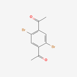 molecular formula C10H8Br2O2 B8247941 1,1'-(2,5-二溴-1,4-苯撑)二乙酮 