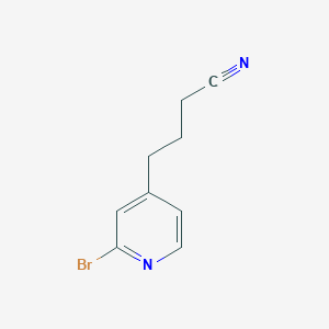 molecular formula C9H9BrN2 B8247950 4-(2-Bromopyridin-4-yl)butanenitrile 