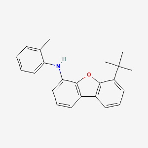 molecular formula C23H23NO B8247969 6-(tert-Butyl)-N-(o-tolyl)dibenzo[b,d]furan-4-amine 