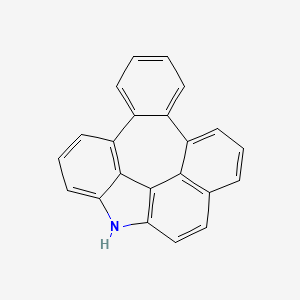 molecular formula C22H13N B8248004 3H-3-Azadibenzo[g,ij]naphtho[2,1,8-cde]azulene 