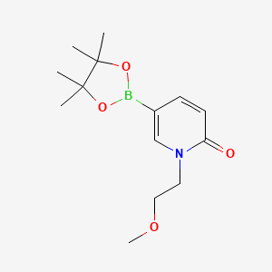 2(1H)-Pyridinone, 1-(2-methoxyethyl)-5-(4,4,5,5-tetramethyl-1,3,2-dioxaborolan-2-yl)-