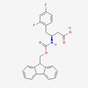 (S)-3-((((9H-Fluoren-9-yl)methoxy)carbonyl)amino)-4-(2,4-difluorophenyl)butanoic acid