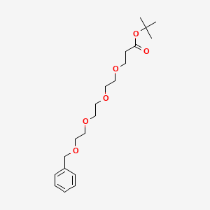 molecular formula C20H32O6 B8248213 Benzyl-PEG4-Boc 