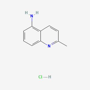 molecular formula C10H11ClN2 B8248422 2-Methylquinolin-5-amine;hydrochloride 