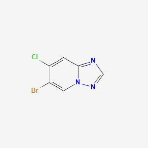 6-Bromo-7-chloro-[1,2,4]triazolo[1,5-a]pyridine
