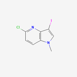 5-Chloro-3-iodo-1-methyl-pyrrolo[3,2-b]pyridine