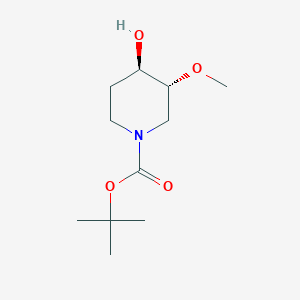 tert-butyl (3R,4R)-4-hydroxy-3-methoxy-piperidine-1-carboxylate