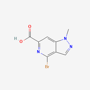 4-Bromo-1-methyl-pyrazolo[4,3-c]pyridine-6-carboxylic acid