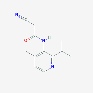 2-cyano-N-(2-isopropyl-4-methyl-3-pyridyl)acetamide