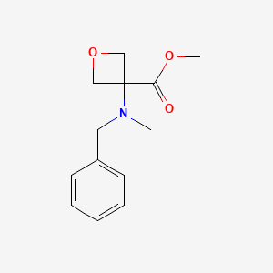 Methyl 3-[benzyl(methyl)amino]oxetane-3-carboxylate
