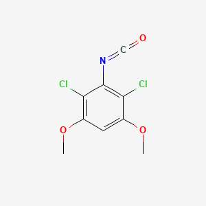 molecular formula C9H7Cl2NO3 B8248719 2,4-Dichloro-3-isocyanato-1,5-dimethoxybenzene CAS No. 872511-32-5