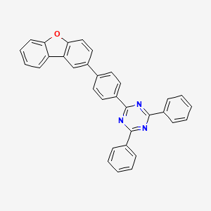 2-(4-(Dibenzo[b,d]furan-2-yl)phenyl)-4,6-diphenyl-1,3,5-triazine