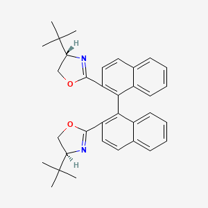 (R)-2,2'-Bis((S)-4-(tert-butyl)-4,5-dihydrooxazol-2-yl)-1,1'-binaphthalene