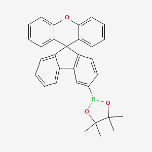 4,4,5,5-Tetramethyl-2-(spiro[fluorene-9,9'-xanthen]-3-yl)-1,3,2-dioxaborolane