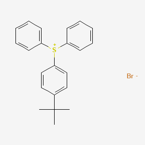 molecular formula C22H23BrS B8248803 (4-tert-Butylphenyl)(diphenyl)sulfanium bromide CAS No. 258872-06-9