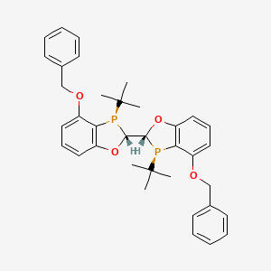(2R,2'R,3R,3'R)-4,4'-bis(benzyloxy)-3,3'-di-tert-butyl-2,2',3,3'-tetrahydro-2,2'-bibenzo[d][1,3]oxaphospho le