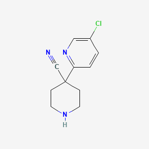 4-(5-Chloropyridin-2-yl)piperidine-4-carbonitrile