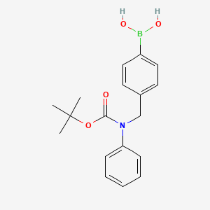 (4-(((tert-Butoxycarbonyl)(phenyl)amino)methyl)phenyl)boronic acid