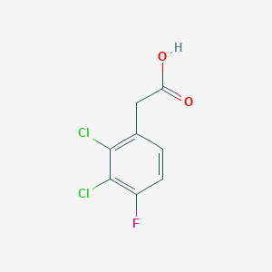 molecular formula C8H5Cl2FO2 B8248901 2-(2,3-Dichloro-4-fluorophenyl)acetic acid 