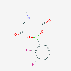 molecular formula C11H10BF2NO4 B8248912 2,3-difluorophenylboronic acid MIDA ester 