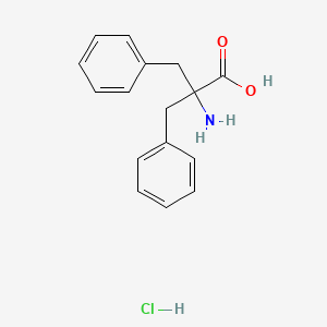 molecular formula C16H18ClNO2 B8248920 2-Amino-2-benzyl-3-phenylpropanoic acid hydrochloride 