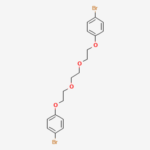 molecular formula C18H20Br2O4 B8248921 1,2-Bis(2-(4-bromophenoxy)ethoxy)ethane 