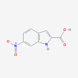 molecular formula C9H6N2O4 B082490 6-硝基-1H-吲哚-2-羧酸 CAS No. 10242-00-9