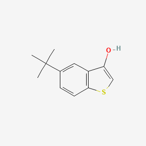 molecular formula C12H14OS B8249008 5-(tert-Butyl)benzo[b]thiophen-3-ol 