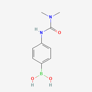 molecular formula C9H13BN2O3 B8249036 (4-(3,3-Dimethylureido)phenyl)boronic acid 