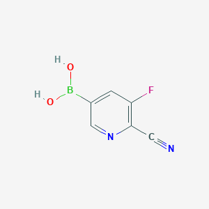 6-Cyano-5-fluoropyridin-3-ylboronic acid
