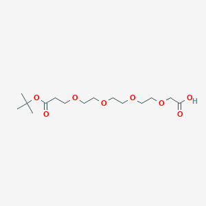 molecular formula C15H28O8 B8249169 17,17-Dimethyl-15-oxo-3,6,9,12,16-pentaoxaoctadecanoic acid 