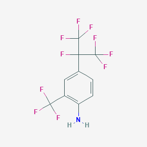 4-(Perfluoropropan-2-yl)-2-(trifluoromethyl)aniline