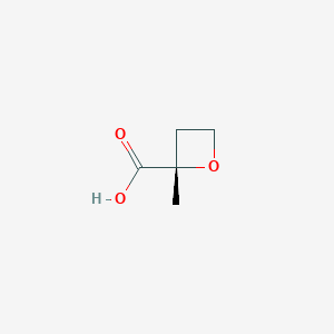 (2S)-2-Methyloxetane-2-carboxylic acid
