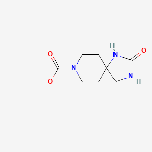 molecular formula C12H21N3O3 B8249320 Tert-butyl 2-oxo-1,3,8-triazaspiro[4.5]decane-8-carboxylate 