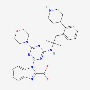molecular formula C30H36F2N8O B8249361 PI3K-IN-36 