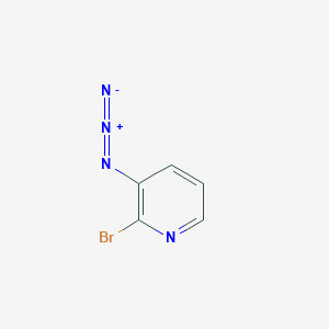 molecular formula C5H3BrN4 B8249448 3-Azido-2-bromopyridine 