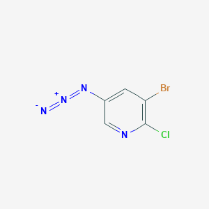 molecular formula C5H2BrClN4 B8249455 5-Azido-3-bromo-2-chloropyridine 