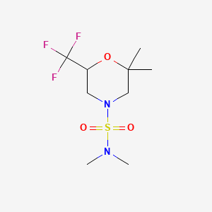 N,N,2,2-tetramethyl-6-(trifluoromethyl)morpholine-4-sulfonamide