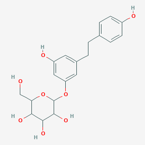 molecular formula C20H24O8 B8249517 2-[3-Hydroxy-5-[2-(4-hydroxyphenyl)ethyl]phenoxy]-6-(hydroxymethyl)oxane-3,4,5-triol 
